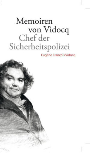 Eugène Francois Vidocq (23.7.1175-11.5.1857) ging als "Mann mit den hundert Namen" und Pionier der modernen Kriminalistik in die Geschichte ein. Sein abenteuerliches Leben inspirierte Schriftsteller wie Balzac, Hugo und Damas, denn jede einzelne seiner Lebensstationen böte leicht Stoff für mehrere Romane: Gefürchteter Fechter und Duellant, verurteilter Krimineller, notorischer Ausbrecher, Freibeuter, Soldat, Deserteuer, Gaukler, Frauenheld, Polizeispitzel, Detektiv, bahnbrechender Kriminalist, erster Chef der Sureté Nationale und schließlich Bestellerautor, umgab ihn schon zu Lebzeiten ein legendärer Nimbus. Seine unorthodoxen Methoden nahmen vorweg, was heute als Undercover-Einsatz, Ballistiktest und datenbankbasierte Ermittlung zu den Standards moderner Polizeiarbeit gehört.