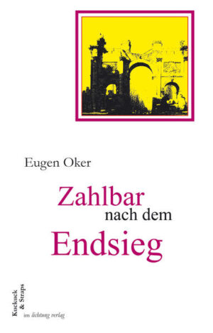 Eugen Okers Roman erzählt "in seinem grimmig-lakonischen Realismus, aber auch seinem unerbittlichen Moralismus" (Reinhard Wittmann) von einem anfangs naiven Mitmarschierer im 2. Weltkrieg: Der Vermesserer Kagerer meldet sich freiwillig zu einer technischen Einheit. Man "kommt auf Staatskosten ganz schön rum", zuerst nach Frankreich. Anfangs gutgläubig, dann immer skeptischer merkt Kagerer, wo es lang geht. Vor allem dann, als sie durchs zerstörte Polen Richtung Moskau fahren. Nach einer Zwischenstation in Landshut, geht es die letzten Monate des Krieges noch nach Italien. Kagerer beendet für sich den Wahnsinn, schließt "einen Separatfrieden mit den Alliierten" und geht einfach heim.