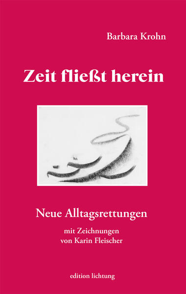 Sich Zeit nehmen. Eine Pause wagen, innehalten und die Gedanken neu ausrichten: Dazu laden die Alltagsrettungen von Barbara Krohn ein. Die 54 kurzen Texte bringen Poesie in den Alltag. Was lässt sich auf einem Steg, im Wald, am Meer, auf einer Bank liegend nicht alles erkunden und entdecken! Wir können „den kleinsten Koffer packen“, „einen alten Hut aufsetzen“ oder „eine Station zu weit fahren“. Und wie wäre es, mal wieder ein Gedicht auswendig zu lernen? Einige der poetischen Textfluchten beginnen harmlos alltäglich, andere führen heraus aus dem Dickicht des Alltags - alle flechten sie unerwartete Ideen ein. Barbara Krohn bringt mit ihrer verdichteten, warmherzigen Sprache zum Staunen, zum Innehalten, zum Nachdenken und Nachspüren. Ihre Texte machen Mut, offen und achtsam durchs Leben zu gehen - immer die Weite vor Augen, ohne den Blick aufs Nahe zu verlieren. Dann fließt Zeit herein. Die Texte werden begleitet von Zeichnungen der Regensburger Künstlerin Karin Fleischer (1943-2022), deren fließender Strich wie die Texte Leichtigkeit und Tiefe zugleich zeigt.