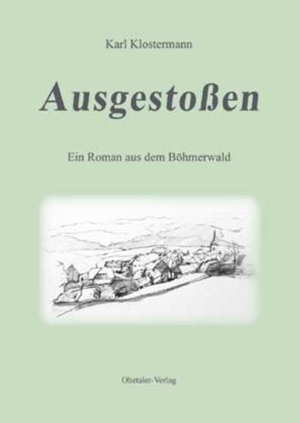 Der Roman „Ausgestoßen“ erschien erstmals 1888 in tschechischer Sprache. Hier schildert Karl Klostermann einfühlsam das Schicksal des Wenzel Krenek und seiner Familie in einem böhmischen Dorf, einer Dorfgemeinschaft wie sie uns heute vollkommen fremd geworden ist: Ein kleiner Diebstahl, für den er eine Strafe verbüßt, stempelt ihn zum Ausgestoßenen aus der dörflichen Gemeinschaft. Er besitzt kein Heimatrecht und bekommt keinen Heimatschein und selbst in seinem Geburtsort Welenow wird er zum Gebrandmarkten. Wenn er auch manchmal einen Fürsprecher findet, der ihm wohl gesonnen ist, so holt ihn doch immer wieder seine Vergangenheit ein. Die Verleumdung findet ihren Weg überall hin, man kann niemandem die Zunge anbinden und den Mund stopfen. Was gilt ein armer Teufel in der Welt? Jeder wischt sich die Schuhe an ihm ab, das ist sein Schicksal! Wir können uns nicht wehren, können nur von hier fortgehen und die Strafe Gott überlassen, das ist alles!. Die Augen des Armen blieben an der Gipsfigur der Muttergottes von Lourdes haften, unwillkürlich faltete er die Hände. ‚Hilf uns!’, flüsterte er, ‚schütze uns und bewahre uns vor der bösen Nachrede, wende sie ab von uns!’. Karl Klostermann versteht es immer wieder dem Leser das harte Leben der einfachen Leute im Böhmerwald mit ihren Sorgen und Nöten nahe zu bringen.