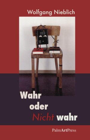 Diese erweiterte Ausgabe des Buches enthält wahre, unwahre, skurrile, fantastische, geträumte, biografische und eine Vielzahl an Buch-Geschichten von 1970 bis 2015. Wer das Risiko vor Nebenwirkungen nicht scheut, sollte das Buch ganz lesen. Dann entsteht in Ihrem Kopf ein ganz besonderer Kosmos der Fantasien und Ideen von Wolfgang Nieblich, die er sonst als Maler und Objektkünstler auslebt und umsetzt.