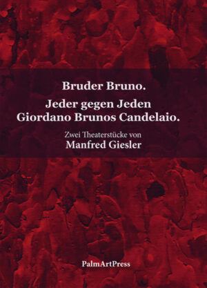 Manfred Giesler, Theatermann und Philosoph, hat sich über Jahre mit Person und Werk des Dominikaners Giordano Bruno aus Nola auseinandergesetzt. Das erste Stück, Bruder Bruno. ist ein Resultat dieser Arbeit. Ein chronologischer Abriss seines Lebens, seines Schaffens und seines Scheiterns im ausgehenden 16. Jahrhundert. Das Zweite Stück ist die Übersetzung und Bearbeitung einer Komödie von Giordano Bruno, Il Candelaio. (Erschienen 1582 und in Deutschland bis heute nicht aufgeführt) In einem Rundumschlag aus bösem Spott und triefendem Hohn greift Bruno alles an, was hoch heilig war, ist und bleibt.