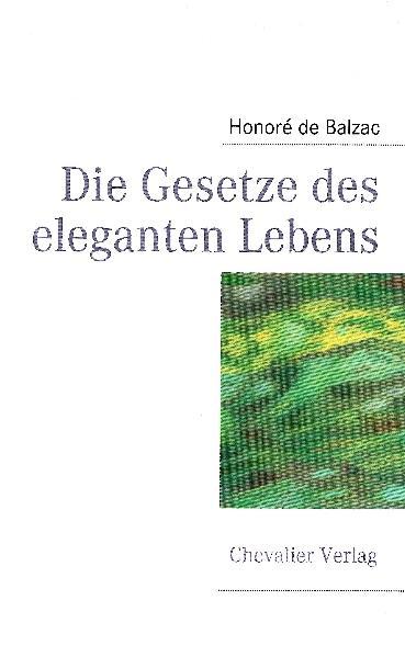 Die „Gesetze des eleganten Lebens“ - von Balzac für eine längst vergessene Zeitschrift geschrieben - sind heute noch so aktuell wie in jener Zeit, als die vielen Axiome und Beweise, die das elegante Leben kennzeichnen, verfasst wurden. Wer sich wie dieser, von 1799-1850 lebende, große französische Dichter und Schriftsteller, als Ziel seiner unermüdlichen schöpferischen Arbeit, die Aufgabe gesetzt hat, in einer immensen Anzahl von Schriften eine Gesamtdarstellung der Gesellschaft seiner Zeit zu geben, für den musste es eine Selbstverständlichkeit sein, auch die Gewohnheiten der eleganten Welt eingehend zu studieren. Entstanden war ein Brevier, in dem sich Leitsatz an Leitsatz reiht und aus dessen Fülle auch der heutige Leser viele Wahrheiten aus dem Bereich der Eleganz für sich entdecken kann.