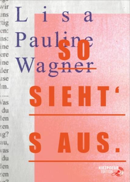 Gesammelte Texte der Landesmeisterin Berlin-Brandenburg Lisa Pauline Wagner. Jetzt steh ich auf der Bühne und das Licht im Saal geht aus. Nur ein Spot in der Menge und der sucht sich dich aus Hell erleuchtet in der Masse, im Halogenlicht: Hältst du dich an deinem Glas fest und lauschst diesem Gedicht Dieser Text das sind wir