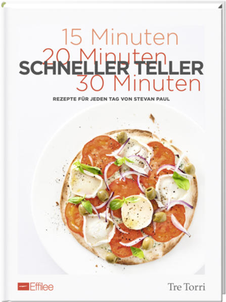 Sauerkraut-Speck-Puffer mit Kräuterquark und Salat - wenn nur wenig Zeit ist? Warum nicht! Die Redaktion der Zeitschrift „Effilee“ hat es sich zum Ziel gesetzt, in ihrer Rubrik „Der schnelle Teller“ pro Ausgabe bis zu 7 raffinierte Rezepte zu zeigen, die ruckzuck fertig sind, gut schmecken und keine traditionellen schnellen Gerichte sind. Die Rezeptvielfalt reicht von Oliven-Hähnchenschnitzel auf Bauernbrot über Rote-Bete-Risotto mit Birne bis hin zu gelacktem Schweinebauch auf Chili-Spaghetti oder Kartoffeltortilla mit Wasabi-Quark. Das Beste: Die Gerichte sind in maximal 40 Minuten fertig und schmecken auch Gästen. Alle Rezepte der beliebten Rubrik des bekannten Food-Magazins sind in diesem Buch zusammengestellt. Praxisnahe Tipps und Tricks sowie ansprechende Fotografie wecken die Lust am Nachkochen.