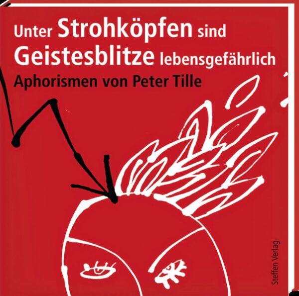 Peter Tilles Aphorismen sind heiter, sind komisch, doch auch melancholisch können sie sein, ohne jemals den für den Schriftsteller bekannten Esprit missen zu lassen. Die kleinen Kunstwerke sind einfach, direkt, tiefgründig. Sie lösen die vermeintlichen Selbstverständlichkeiten des Miteinanders von Freunden und Feinden, von Liebenden und Hassenden, von Gewinnern und Verlierern auf - und das häufig so paradox wie es nur geht! Die Kunstwerke des Illustrators Harald Larisch bilden mit dem geschriebenen Tille-Werk eine vollkommene Einheit, indem sie jedem Aphorismus den notwendigen Raum lassen und zugleich aus jeder Zeile erblühen, ohne Schatten zu werfen.