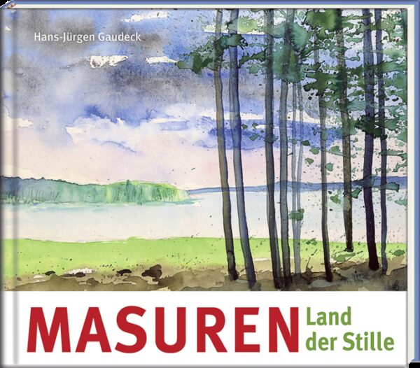 Im malerischen Land der Himmelsaugen : Masuren ist mit seiner eiszeitlichen Moränenlandschaft, seinen tiefen Wäldern und tausenden von kristallklaren Seen und Flüssen eine irdische Idylle. Durch Städte schlängeln sich Straßen aus altem Kopfsteinpflaster, stille Dörfer mit roten Ziegeldächern sind durch schattenspendende Alleen verbunden, über denen Störche ihre Bahnen ziehen. Der Maler Hans-Jürgen Gaudeck begab sich mit Büchern masurischer Autoren im Gepäck auf die Reise. Auf den Spuren von Ernst Wiechert und Arno Holz, von Fritz Skowronnek und Arno Surminski, der das Vorwort zu diesem Buch schrieb, erkundete er Land und Leute und verfasste mit Pinsel und Farben eine Liebeserklärung an Masuren, dessen Zauber ungebrochen ist.