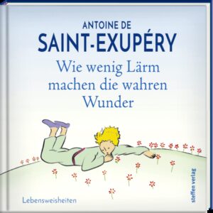 »Geradeaus kommt man nicht sehr weit.« - Antoine de Saint-Exupéry Antoine de Saint-Exupéry musste es wissen, denn sein Lebensweg war alles andere als geradlinig. Früh verlor er Vater und Bruder, für seinen Traum vom Fliegen zahlte er mit Geduld, Verletzungen und schlussendlich mit dem Leben. Saint-Exupéry, der sich als schriftstellernder Pilot sah, hinterließ neben Werken wie »Nachtflug« oder »Wind, Sand und Sterne« eines der weltweit am meisten verkauften Bücher - »Der kleine Prinz«. Der vorliegende Band enthält Dutzende Aphorismen und andere Lebensweisheiten aus dem reichen Schatz des Autors, darunter »Die Liebe ist vor allem ein Lauschen in der Stille« oder »Man sieht nur mit dem Herzen gut. Das Wesentliche ist für die Augen unsichtbar«. Mit den unverwechselbaren Illustrationen des Autors versehen, ist das Buch ein kleines Juwel zum Entdecken und Schwelgen.