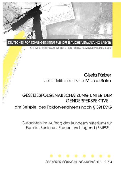 Gesetzesfolgenabschätzung unter der Genderperspektive - am Beispiel des Faktorverfahrens nach § 39F ESTG | Bundesamt für magische Wesen