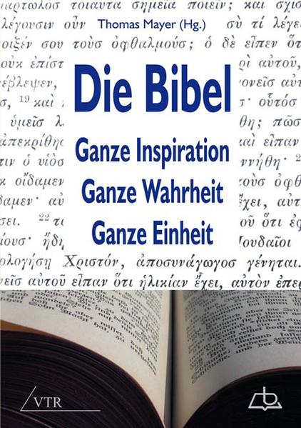 „Die Bibel: Ganze Inspiration-Ganze Wahrheit-Ganze Einheit“. Dieses Kernthema begleitet den Bibelbund seit seiner Gründung im Jahre 1894. Vom 2. bis zum 5. Juni 2011 feierte der Bibelbund Schweiz in Dübendorf sein 15-jähriges Bestehen im Rahmen eines Jubiläumskongresses. Der vorliegende Band beinhaltet alle Beiträge der Referenten aus Deutschland, der Schweiz und Ungarn.