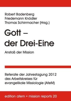 Friedemann Knödler: Anstelle eines Vorworts Thomas Schirrmacher: Missio Dei-Gott sendet Gott-Mission aus dem Wesen Gottes Alfred Meier: Trinität neu entdeckt-Zur trinitarischen Begründung der Mission in der neueren missiologischen Diskussion Andreas Loos: Verheißungsvolle und beunruhigende Trinitätslehre Robert Badenberg: Missio Dei-Kraemer, Vicedom, Chewe and Nida Reinhold Strähler: Trinität-ein unglaublicher Anstoß? Wenn Moslems an Christus glauben Johannes Reimer: Zur Frage einer kritischen Kontextualisierung Eberhard Werner: Die biblische Offenbarung-Nadelöhr göttlicher Kommunikation Martin Podobri: Die Transformation Österreichs Andreas Franz: Laudatio für Dr. Eberhard Werner Eberhard Werner: Dankesrede