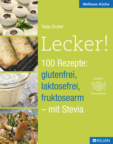 Sie leiden unter Zöliakie, Laktose- und Fruktoseintoleranz? Und Sie suchen ganz normale Rezepte, um das genießen zu können, was auch Ihrer Familie und Ihren Freunden schmeckt? Nur eben ohne Gluten und Laktose sollen die Gerichte sein und wenig Fruchtzucker enthalten? Voilà, mit dem abwechslungsreichen Angebot dieses Kochbuchs wird die Umstellung auf neue Koch-, Back- und Essgewohnheiten kinderleicht. Die Autorin Tanja Gruber - selbst betroffen - hat über Jahre gluten- und laktosefreie, fruktosearme Rezepte für jeden Appetit entwickelt, um endlich wieder schmackhaft essen zu können. Fruchtzuckerreiches Obst hat sie durch günstigere Sorten ersetzt, Zwiebeln durch fruktosearme Schalotten und Haushaltszucker durch Traubenzucker. Alternativ gibt sie als Zuckerersatz Stevia an, das Süßkraut mit 300 Mal mehr Süße als Zucker, aber keine Fruktose enthält und obendrein ohne Kalorien ist. Ein Buch mit garantiert bekömmlichen Gerichten, vielen hilfreichen Informationen und Tabellen.