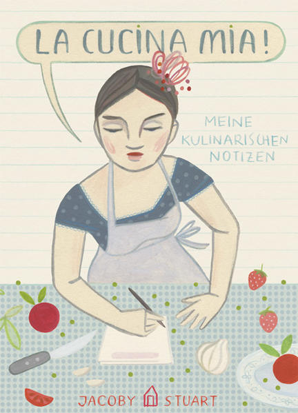 Rezeptesammeln erfreut sich immer größerer Beliebtheit. Ob Tipps von Freunden, kulinarische Eigenkreationen oder Omas Familienrezepte: In diesem von Larissa Bertonasco gestalteten Büchlein ist genug Platz für alles! Dieses charmante Einschreibkochbuch in hochwertiger Ausstattung ist ein Schmuckstück in jeder Küche, ein perfektes Geschenk und eine ausgesprochen hübsche und praktische Alternative zum Zettelchaos. Larissa Bertonasco, die Illustratorin der Cucina verde, hat ein Herz für alle passionierten Köchinnen und Rezeptesammlerinnen, die endlich Ordnung in ihren Zettelfundus bringen möchten oder ein hübsches Geschenk suchen. Daher hat sie sich hingesetzt und ein fröhliches, gleichzeitig elegantes und dabei ausgesprochen praktisches Einschreibkochbuch gestaltet. Es bietet viel Platz, um Rezepte unterzubringen, und ist mit einem Küchenglossar, einem Inhaltsverzeichnis sowie selbst einzuteilenden Rubriken und frei gestaltbaren Etiketten ausgestattet sowie einem Gummibändchen zum Festhalten lose eingelegter Notizzettel.