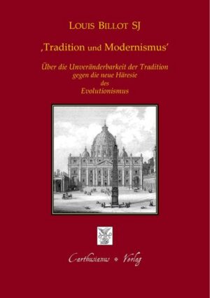 Hinweis für Buchhandlungen zur Bestellung: Am einfachsten per eMail (carthusianus@t-online.de) oder per fax (03222 900 026 9). Die Schrift De immutabilitate traditionis des Jesuitentheologen Louis Billot (1846-1931), entstanden im Kontext der Modernismuskrise während des Pontifikats Papst Pius’ X., gilt als ein klassisches Werk zum katholischen Traditionsbegriff. Der Verfasser wirkte ca. 25 Jahre als Dogmatikprofessor an der Gregoriana, bevor er von Pius X. 1911 zum Kardinal ernannt wurde. Zahlreiche theologische Abhandlungen, die in mehrfachen Auflagen erschienen, zeugen von dieser fruchtbaren Lehrtätigkeit. Dass Billot auch eine wichtige Rolle in den antimodernistischen Bestrebungen des Heiligen Stuhles spielte, belegen neue Ergebnisse der Kirchengeschichtsforschung, wonach er der Hauptverfasser des Antimodernisteneides (1910) ist. Im vorliegenden Werk setzt sich Billot mit dem sog. theologischen Evolutionismus auseinander, als dessen Hauptvertreter er Alfred Loisy (1857-1940), eine Schlüsselfigur des Modernismus, ansieht. Dieser hatte in seinem Aufsehen erregenden Buch L’Évangile et l’ Église (1902) das Neue Testament sowie das Wesen und die Geschichte der Kirche einer historischen Kritik unterzogen, die eine grundlegende Trennung zwischen dem ‚historischen Jesus’ und dem ‚Christus des Glaubens’ voraussetzt. Sein evolutionistisches Konzept von Tradition, Dogma und Kultus sieht eine ständige Entwicklung aller Bereiche der Kirche vor, die dem jeweiligen Stand der Wissenschaft, Kultur und Mentalität der menschlichen Gesellschaft angepasst werden soll. Mehrere Werke von Loisy wurden 1903 auf den Index gesetzt, er selbst 1908 formell exkommuniziert. Billot hatte auch offiziell mit der Causa Loisy zu tun: Im Rahmen des Indizierungsverfahren der Index-Kongregation verfasste er 1903 ein entscheidendes Gutachten zu L’Évangile et l’Église. In De immutabilitate traditionis arbeitet Billot den wahren Traditionsbegriff und die authentische Lehrentwicklung des katholischen Dogma heraus, zeigt die methodischen Fehler der historischen Kritik bei der Auslegung der Heiligen Schrift wie bei der Interpretation der Traditionszeugnisse auf, er legt die grundsätzlichen Schwächen des Konzeptes der ‚relativen Wahrheit’ und des ‚moralischen Dogmatismus’ offen und führt dem Leser Loisys System des ‚lebendigen Glaubens’ mit seinen fatalen Konsequenzen vor Augen. Das Werk besticht durch seine argumentative Kraft wie durch seine Aktualität, die sich in der Auseinandersetzung mit auch heute noch virulenten Denkmustern zeigt. Die hier vorliegende erste deutsche Übersetzung ist nach der letzten Auflage des Werkes von 1929 erstellt. Eine ausführliche Einleitung gewährt Einblicke in den Entstehungskontext des Werkes, beleuchtet die Rolle von Billot und Loisy innerhalb der Modernismuskrise und fokussiert die Hauptstreitpunkte der theologischen Kontroverse.