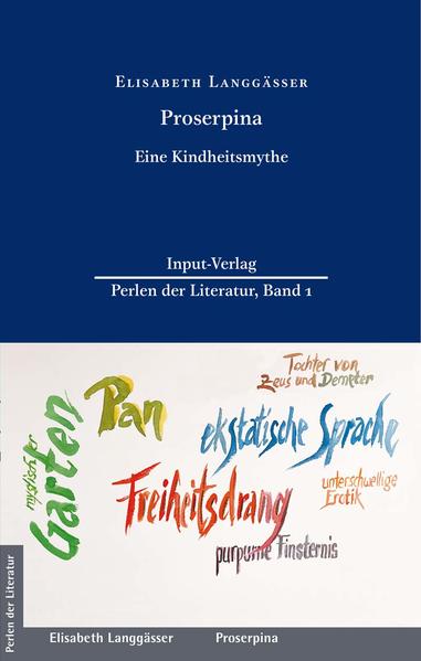 Die Erzählung „Proserpina“, erstmals ver-öffentlicht, zieht durch ihre mystische, dunkle und unterschwellig erotische Sprache in den Bann. Hintergrund ist die antike Mythologie der Zeustochter Proserpina, die zur Göttin der Unterwelt wird und nur zur fruchtbaren Jahreszeit auf die Erde zurückkehrt. Ihr Leben als Kind in einem blühenden, in seiner unermesslichen Fruchtbarkeit auch unheimlichen Garten, ganz nah einer eigenen und in ihrer Umgebung drohenden Todesahnung, ist Thema des Buches. So taucht der Jahreskreis dieses Kinderlebens in den Mythos wie in einen Brunnen, an dessen Rande wir noch alle wohnen.