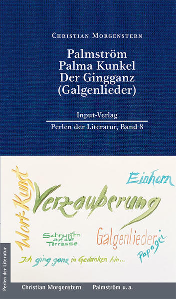 Das Buch besteht aus drei Teilen, die teilweise posthum erschienen sind: Palmström Palma Kunkel Der Gingganz (Galgenlieder) Die hier gezeigte Zusammenstellung von Gedichten, die teilweise auch als Lieder vertont wurden, stammt aus einem Privatdruck auf handgeschöpftem Papier mit gerissenen Kanten. Die vielen Farbfotos dokumentieren dieses im Rücken handbeschriftete Original. In keiner anderen Morgenstern-Ausgabe der letzten Jahrzehnte findet der Leser genau diese Zusammenstellung. Eine visuelle Reise durch das mehr als 100 Jahre alte Buch - neu gestaltet.