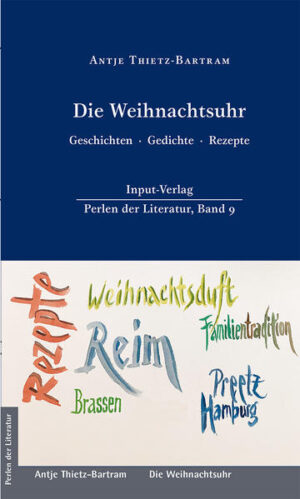 Über allem hängt dieser unwiderstehliche Duft von Tannenzweigen, Kerzenwachs und dem Geheimnisvollen, das in der Küche zubereitet wird. Antje Thietz-Bartram pflegt diese Tradition und lässt uns in ihren Geschichten daran teilhaben. Ihre christlich motivierten Gedichte öffnen unsere Herzen und erfreuen die Seele - nicht nur, weil sie sich schwungvoll reimen, sie sind authentisch. Die bewährten Rezepte werden zum Ausprobieren empfohlen. In diesem Buch erfahren wir Geschichten überwiegend aus den Jahren 1930 bis 1980, dazu Gedichte und Rezepte rund um Weihnachten. Es geht um Familienbräuche sowie Kurioses und Verwandtes, das sich meist in Norddeutschland ereignet hat. Die vorne im Buch abgebildete Weihnachtsuhr ist als Unikat ein Familienerbstück. Antje Thietz-Bartram hat mehr als 10 Bücher veröffentlicht und sie in Hunderten Lesungen einem stets begeisterten Publikum nahegebracht.