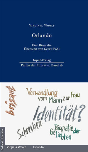 Orlando bewirtet Alexander Pope und Jonathan Swift mit Tee. Vorher war sie nach einem mehrtägigen Schlaf als Frau erwacht. Ihre Angewohnheit, nachts in Männerkleidern auszugehen und mit der Geschlechteridentität zu spielen, macht diesen Roman hochaktuell. Das brisante Thema dieses Romans, in dem die Hauptperson Orlando über sagenhafte drei Jahrhunderte agiert, ist die Verwandlung vom Mann zur Frau. Virginia Woolf reflektiert in dem 1928 erschienenen Werk die Stellung der Frau in der Gesellschaft und beim Schreiben. Die teilweise etwas düsteren Passagen sind sprachlich jedoch so herausragend, dass man ­„Orlando“ nicht nur als Biographie der Geliebten von Virginia Woolf bezeichnen kann, sondern als einen ihrer Schlüsselromane. Virginia Woolf beschrieb die Phase, in der sie Orlando mit größter Leichtigkeit verfasste, als „glücklichen Herbst“. Die Neuübersetzung von Gerrit Pohl lässt uns am englischen Leben über drei Jahrhunderte teilhaben. Das Buch endet im Jahr 1928, als Orlando ein Auto besitzt und im Warenhaus einkauft.