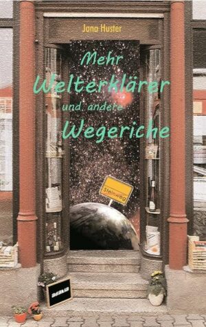 Nach dem Erscheinen von "Welterklärer und andere Wegeriche" zog es noch mehr Menschen in den SteinwegErich®. Sie waren gespannt, ob sich die Geschichten tatsächlich so zugetragen haben könnten und sie wollten die schreibende Inhaberin in Augenschein nehmen. Mancher Kunde wollte ganz bewusst zu einer neuen Geschichte beitragen, andere taten alles, um sich möglichst nicht aktiv am Entstehen eines neuen Buches zu beteiligen. Der Erfolg war gemischt. Emsig aber war wieder Jana Huster, die einmal mehr mit spitzer Feder Geschichten aus ihrem Laden und dem Leben außerhalb des SteinwegErichs® aufgeschrieben hat. Weltererklärer gibt es eine Menge und sie tragen alle gemeinsam mit der Autorin zum unaufhaltsamen Weltruhm der Stadt Gera bei.