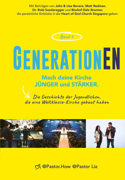 Dies ist die Geschichte der Kinder, die eine Weltklasse-Kirche gebaut haben-Heart of God Church begann als göttliches Experiment, um einen Prototyp einer Jugendkirche zu bauen. GenerationEN ist ein Buch, welches die Denkweise und das Herz verändern undzeigt, wie Pastoren und Leitungsverantwortliche in ihrer Gemeinde Generationen von jungen Menschen trainieren und einbinden können, um Gottes Reich zu bauen. Dass das Konzept funktioniert, haben dei Autoren bewiesen: Nach 20 Jahren hat diese Jugendkirche, die von Jugendlichen für Jugendliche gestaltet wird, um Jugendliche zu erreichen, immer noch ein Durchschnittsalter von 22 Jahren. Dieses Buch ist die deutsche Ausgabe von "GenerationS Volume 1: How to Grow Your Church Younger and Stronger: The Story of the Kids who Built a World-Class Church: How to Grow Your Church ...", herausgegeben vom Kinderforum des Bundes Freikirchlicher Pfingstgemeinden KdöR.