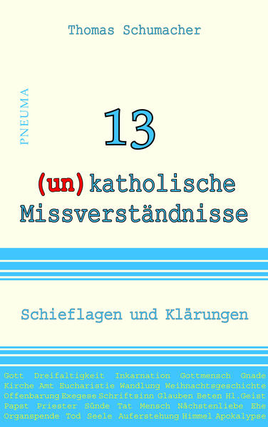 Oft sind es nicht mehr als populäre Vorstellungen, die in zentralen Fragen den christlichen Glauben überlagern: Dass an Weihnachten ein Gottmensch vom Himmel fällt, nach dem Tod die Seele ins Jenseits gelangt, Glauben weniger ist als Wissen oder dass die Welt in einer großen Apokalypse endet. Es handelt sich um Schieflagen, die an der Wahrheit des Glaubens vorbeigehen. Hinter 13 derartige Schieflagen zu blicken und diese Themen von innen her zu erhellen, davon handelt das vorliegende Buch. Es beleuchtet die einzelnen Themenkomplexe pars pro toto in biblischer, geschichtlicher und theologischer Perspektive und zeigt auf dem Weg einer sachlichen Vertiefung, wie diese Fragen vom Glauben her im eigentlichen Sinn zu bezeugen sind. Ein Querschnitt durch die wesentlichen Themen des Glaubens und der Theologie: Gott ▪ Dreifaltigkeit ▪ Jesus Christus ▪ Inkarnation ▪ Gottmensch ▪ Weihnachtsgeschichte ▪ Ostern ▪ Gnade ▪ Beten ▪ Heiliger Geist ▪ Kirche ▪ Papst ▪ Priester ▪ Eucharistie ▪ Wandlung ▪ Offenbarung ▪ Bibelexegese ▪ Hermeneutik ▪ Schriftsinn ▪ Glauben ▪ Sünde ▪ Tat ▪ Mensch ▪ Ehe ▪ Nächstenliebe ▪ Organspende ▪ Tod ▪ Seele ▪ Auferstehung ▪ Himmel ▪ Endzeit ▪ Apokalypse