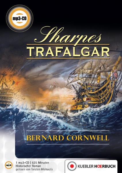 Richard Sharpe ist auf dem Heimweg von Indien nach England. Auch auf hoher See geht es wechselhaft zu, er kommt auf ein Kriegsschiff, das auf die Flotte von Admiral Nelson trifft - die größte Seeschlacht der englischen Geschichte am Kap von Trafalgar (1805) steht bevor, und Nelson braucht jeden Mann. Eine Frau ist erfreulicherweise auch an Bord und sie weckt in Sharpe neue Leidenschaften und stürzt ihn in neue Probleme. Bemerkenswert: Cornwell schreibt also auch gute See-Abenteuer! „Sharpes Trafalgar“ ist die vierte Episode der Reihe. Jede Episode hat eine abgeschlossene Handlung. Der Text wurde mit dem englischen Original abgeglichen, nur ganz behutsam und wenig gekürzt und wird hervorragend gelesen von Torsten Michaelis.