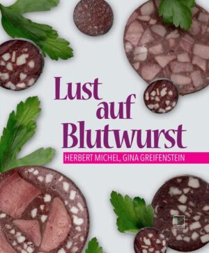 Endlich wird die eingeschworene Gemeinde der Blutwurst-Fans ernst genommen! Denn Herbert Michel und Gina Greifenstein haben ein vergnügliches Kochbuch für alle Blutwurst-Fans geschrieben. Da bleibt keine Frage offen: Wann gab’s die ersten Blutwürste? Bei den Spartanern - aus Versehen. Wie aßen die alten Griechen oder die Römer ihre Blutwurst? Warum ist Blut so ein besonderer Saft? Kennt man die Blutwurst eigentlich nur in Deutschland? Nein, und nochmals nein: Blutwurst gibt es in Italien, Frankreich, Spanien, auf Jamaika, auf den Seychellen und und und Mit 64 Rezepten, die aus unentschlossenen Blutwurstgegnern glühende Blutwurstliebhaber machen: Von drei Versionen für Himmel und Erd über eine Blutwurst-Lasagne, je zweimal Blutwurst-Crostini und Blutwurst-Carpaccio, jede Menge Salate, einer Blutwurst Pannacotta bis hin zu Blutwurst-Muffins. Manche Rezepte lassen sich blitzschnell umsetzen, viele sind gut vorzubereiten und ganz viele wahre Wunder an Raffinesse.