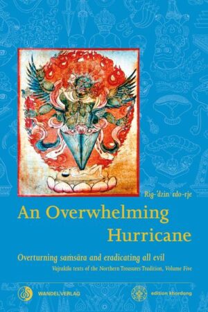 In a very personal letter, written by Padmasambhava in the eighth century, the great guru speaks candidly of his own experience eradicating evil by means of the practice of Vajrakīla, and he gives much cogent advice on the appropriate view, meditation and action in which all those who would follow in his footsteps should engage. Of great value to practitioners of guhyamantra in the present day, this book contains a collection of twenty-five complete texts, including original treasures from the 14th century revelations of Rig-ʼdzin rgod-ldem in Tibet and insightful commentaries by those skilled in the subtle yogic techniques taught within them. Deep and dark and dangerous, these profound treasures strike at the very core of our being and explain the methods by which one’s innermost beliefs, hopes and fears may be realigned in order to release an awesome hurricane of destructive power that will sweep away all falsehood. Not for the faint-hearted, these texts are spoken of in whispers and rarely revealed. The eye of the storm, however, is serenely peaceful and pervaded by a sense of joyful liberation, confident understanding and loving compassion. May these teachings be encountered by worthy recipients!