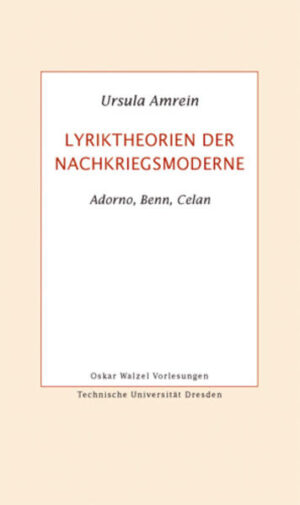 Lyriktheorien der Nachkriegsmoderne | Bundesamt für magische Wesen