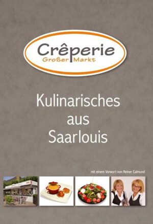 Das vorliegende Kochbuch zeigt Ihnen die Zubereitung vielfältiger und leckerer Gerichte, wie sie von der in Saarlouis alteingesessenen Crêperie „Großer Markt“ schon über lange Jahre hinweg und mit großem Erfolg tagtäglich liebevoll kreiert und serviert werden. Bei der Auswahl der Rezepte haben wir außerordentlich großen Wert darauf gelegt, dass Sie diese auch mit einfachsten Mitteln und ohne viel Aufwand erfolgreich nachkochen können. Damit sind Ihnen Spaß und Freude an diesem Buch schon fast garantiert. Und wenn der kleine Hunger kommt, es mal wieder schnell gehen soll? Dann kommen Sie doch einfach direkt bei uns vorbei, lassen sich mit den Gerichten Ihrer Wahl von uns verwöhnen und lernen ganz nebenbei auch noch die Buchautorinnen vor Ort persönlich kennen. Doch gehen Sie nun mit uns auf eine kleine, aber feine kulinarische Entdeckungsreise: -Salate - 20 erfrischende Kreationen - -Suppe und Eintopf - 30 heiße Rezepte - Daneben lüften wir eigens für Sie eines unserer kleinen Geheimnisse: ein Grundrezept zur Herstellung leckerer Crêpes - leicht gebräunt, hauchdünn und frisch zubereitet. Ganz so, wie wir sie in unserer Crêperie „Großer Markt“ auch unserer Kundschaft servieren. Und wenn Sie nun auf den Geschmack gekommen sind, dann backen Sie doch einfach noch etwas mit uns. Für manche einfach nur Kuchen, für uns der leckerste Streuselkuchen.