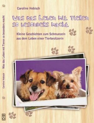 Dass das Leben mit Hunden abwechslungsreich und spannend ist wissen wahrscheinlich viele von Ihnen. Doch das Leben mit Mandy, dem Terrier, und Rocco, dem Mischling, bietet jeden Tag eine neue Herausforderung für Frauchen. Welche Aufgaben das Leben als "Hundemutter" für Caroline Hebisch bereit hält, können Sie in diesem Buch nachlesen. Wir wünschen Ihnen viel Spaß dabei.