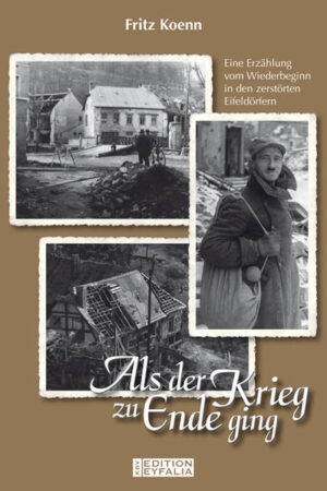 Als im Jahr 1945 der Krieg in der nördlichen Eifel zu Ende ging, als die letzten fürchterlichen Gefechte tobten und erneut Tausende von Menschen das Leben kosteten, als das zähe Ringen um das dicht bewaldete Land am westlichen Rande Deutschlands endlich ein Ende fand, war Fritz Koenn selbst noch ein Jugendlicher. In der romanhafter Erzählung geht es eher am Rande um die deutschen Soldaten und ihre amerikanischen Feinde, die GIs. Hauptdarsteller sind vielmehr Leute wie Du und ich. Leute vom Lande, Eifeler. Wir lernen die heimlichen Helden der letzten Kriegstage kennen: Gertrud Pützer und ihre Töchter aus Ramscheid beispielsweise, die Hellenthaler Familie Wollenweber mit Sohn Franz und die drei wegen des Kriegs männerlosen Töchter von Peter Groß aus 'Petershof', die in den kalten Eifelwäldern ums nackte Überleben kämpfen müssen. Es geht um 'Ohmen Allwiss' und 'Möllesch Trin' und all die, die in den letzten Tagen des zu Ende gehenden Krieges in einem geschundenen Landstrich eine Hölle durchleben, die man sich heute in seinen schlimmsten Träumen nicht auszumalen vermag. Und es geht um gemeine, gleichgültige, aber auch herzensgute Zeitgenossen im Flachland bei Euskirchen, im Harz, am Solling, im Sauerland, überall dort, wohin es die Eifeler bei ihrer Evakuierung, Flucht und später auf ihrer mühsamen Rückkehr in die zerbombte Heimat, in die zerschossenen Bauernhäuser, verschlug. Mit einem Vorwort von Manfred Lang.