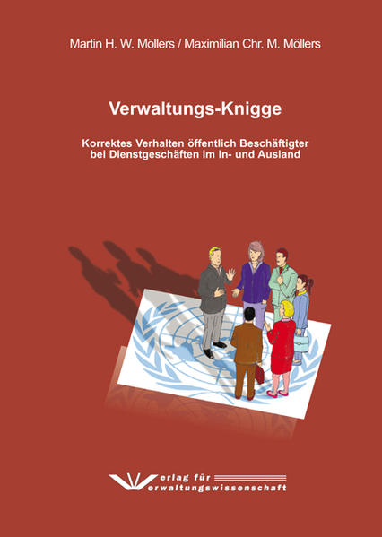 Alle Spitzenbehörden in Bund und Ländern operieren heute weltweit. Die fortschreitende Globalisierung wird die Internationalität der exekutiven Zusammenarbeit weiter ausbauen. Das Einhalten der Dienstpflichten und Sprachkenntnisse allein reichen für eine effektive, ergebnisorientierte Kooperation nicht mehr aus. Vielmehr müssen die Mitarbeiterinnen und Mitarbeiter in den Organisationen der öffentlichen Verwaltung interkulturelle Kompetenz beweisen. Behörden müssen darauf drängen, dass ihr Personal gute Umgangsformen aus dem Effeff beherrscht, denn die im öffentlichen Dienst Beschäftigten sind Partner der Bürgerinnen und Bürger. Dieses Buch will im Schwerpunkt Kenntnisse über Besonderheiten anderer Kulturen und Völker vermitteln. Es erläutert ferner die korrekte schriftliche und mündliche Anrede von Personen bei Dienstgeschäften und klärt über die zutreffende Garderobe zur passenden Gelegenheit auf. Ferner weist dieser Knigge auf fehlerfreie Verhaltensweisen an besonderen Orten und in ungewöhnlichen Situationen sowie bei dienstlich veranlassten Essen privat und in Gesellschaft hin. Texte: Dr. Martin H. W. Möllers ist Professor im Studienbereich Staats- und Gesellschaftswissenschaften der Fachhochschule des Bundes für öffentliche Verwaltung in Lübeck. Illustrationen: Maximilian Chr. M. Möllers ist Oberstufenschüler am Leibniz-Gymnasium in Bad Schwartau. Dieses ist sein viertes Buch, an dem er durch Illustrationen mitgewirkt hat.