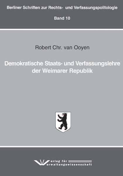 Demokratische Staats- und Verfassungslehre der Weimarer Republik | Bundesamt für magische Wesen