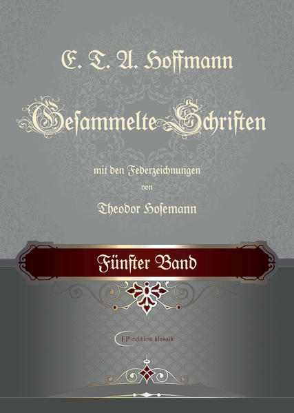 1819 erschien das Kunstmärchen »Klein Zaches genannt Zinnober« um den Wechselbalg Zaches, der aufgrund des Zaubers der gütigen Fee Rosabelverde immer Lob und Bewunderung einheimst. Angesiedelt ist die Geschichte in einem fiktiven Fürstentum, wo gerade die Aufklärung eingeführt wird und das bedeutet natürlich, dass es Feen ab sofort gar nicht mehr gibt … Im Jahr 1820 erschien das Kunstmärchen »Brambilla« um den mittelmäßig begabten Schauspieler Giglio Fava und die arme Näherin Giacinta Soardi, das zur Zeit des Karnevals in Rom spielt und die Hauptakteure in verschiedene Masken schlüpfen lässt, wobei nie ganz klar wird, ob es sich dann nicht doch um die sagenhafte Prinzessin Brambilla und den Prinzen Cornelio aus dem fernen Urdargarten handelt - noch dazu, wo doch gerade die übergroßen Brillen des Scharlatans Celionati eine völlig andere Sichtweise der Dinge erlauben … »Lebensansichten des Katers Murr nebst fragmentarischer Biographie des Kapellmeisters Johannes Kreisler in zufälligen Makulaturblättern« erschien in zwei Bänden 1819 und 1821. Wie der ausführliche Titel bereits vermuten lässt, sind hier zwei Geschichten beieinander - und das nur wegen der Unachtsamkeit des Verlegers, die genannte Biographie versehentlich mit abzudrucken. Selbige diente dem Verfasser Murr doch nur als Schreibpapier! Der Kapellmeister scheitert im Leben auf tragische Weise, wohingegen der Kater in der Entfaltung seines schriftstellerischen Talentes eine geradezu brillante Entwicklung durchläuft … Der gesamte Text ist in Frakturschrift gesetzt und lässt den Zauber der alten Originalausgaben wieder aufleben.