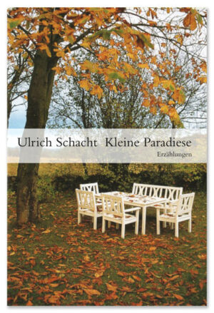 Das ländliche Schweden, die Städte Venedig, Moskau, Paris: Es sind idyllische und legendäre Orte, in denen das Personal von Ulrich Schachts Erzählungen versucht, das Glück zu finden. Mit Selbstbewußtsein und Reflexionsfähigkeit sind die Menschen seiner Geschichten begabt, mit vielen Möglichkeiten des Gelingens vertraut. Immer wieder erschüttern zwischenmenschliche Dramen die beruhigten Fassaden und naturschönen Szenerien, und Schmerz und historisches Leid zeigen sich als Lebensmuster, denen niemand zu entkommen scheint. Und dennoch dominiert am Ende nicht reine Sinnlosigkeit, weil in den Räumen dazwischen immer wieder aufscheint, ws wir, verhalten genug, das Glück zu nennen bereit sind.