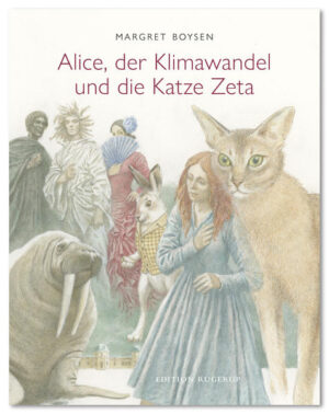 Im Gegensatz zur Cheshire-Cat von Lewis Carroll weiß die ma- thematisch-metaphorische Katze Zeta genau, wie man über den richtigen Weg nachdenkt. Um keine Antwort verlegen, hilft sie Alice, sich in der wundersamen Welt von Wissenschaft und Kli- mawandel zu orientieren. Doch das Mädchen unternimmt nicht nur eine Reise durch Computermodelle, in denen sie die Eiszeit im Zeitraffer erlebt und der Regenwald vertrocknet, sie erlebt auch eine innere Reise durch Schuld- und Mitgefühl. Sie be- tritt die Bibliothek der Wahrheit, die ihr die Grenzen des Wissens zeigt, eine Error-Bar, welche von zwielichtigen Ratten betrie- ben wird und schließt Freundschaft mit einem Walross. Als das Mädchen schließlich in eine Klimakonferenz gerät, die zur Ge- richtsverhandlung mutiert, muss sie Farbe bekennen.Weiß sie ge- nug? Wem kann sie trauen? Nicht nur sie und ein kleines Kanin- chen, auch die wind- und wetterkundige Albatros-Dame Molly Mauk gerät zwischen die Fronten von Logik und Lyrik. Dabei werden Alice Emotion und Empathie beinahe zum Verhängnis.