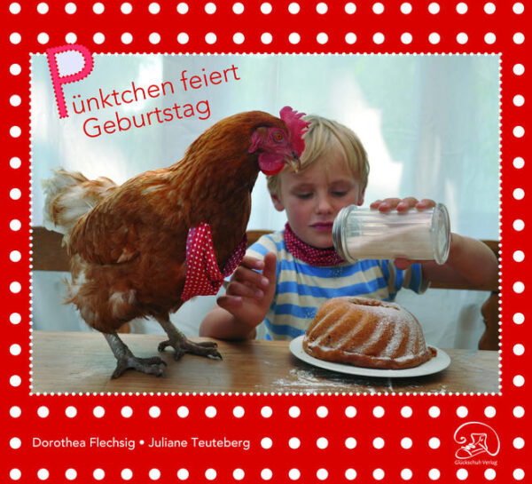 Nach dem ersten Fotobilderbuch “Pünktchen, das Küken” nun die Fortsetzung. Das Huhn Pünktchen feiert Geburtstag und alle Tiere feiern mit. Das Huhn Pünktchen und der Junge Hugo sind beste Freunde. Zusammen wollen sie mit Hugos Oma Geburtstag feiern! Auf dem Weg treffen sie viele Tiere, die mitkommen wollen. Könnte es nicht sein, dass sie heute auch Geburtstag haben? So viele Gäste hatte Hugos Oma schon lange nicht mehr. Ob ein Kuchen für alle reicht? Nach dem ersten Fotobilderbuch “Pünktchen, das Küken” nun die Fortsetzung. Das Huhn Pünktchen feiert Geburtstag und alle Tiere feiern mit. „Die Foto-Bilderbücher sind zurück!“, schrieb Stiftung Lesen zum ersten Pünktchen Buch: „Tolle Fotos in leuchtenden Farben. Eine gelungene Verbindung von Sachinfos und Geschichte mit einem besonders liebenswerten kleinen Erzähler.“ „Eine zauberhafte Bauernhofgeschichte mit viel Liebe fürs Detail.“ Osnabrücker Zeitung