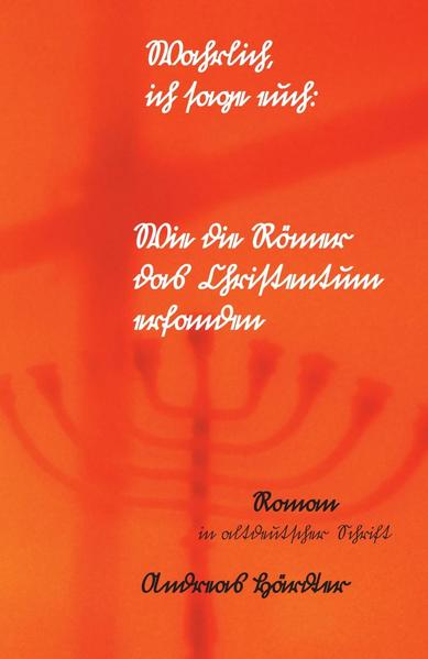 Diese Ausgabe des Buches ist in altdeutscher Schrift (Kurrent/Sütterlin) niedergeschrieben. Zum Dem Massenselbstmord auf der Festung Masada können nur wenige entrinnen. Der junge Josephus ist einer von ihnen. Mit seiner Familie wird er nach Rom verschleppt und lernt dort seinen Vater kennen: Flavius Josephus. Als Schreiber und Übersetzer arbeitet er bei ihm. Die flavischen Kaiser Vespasian und Titus konnten die Juden zwar militärisch besiegen, sie befrieden und in ihr Reich integrieren, das schaffen sie jedoch nicht. Die Juden hoffen auf ihren von Daniel prophezeiten Messias, der sie vom Joch der römischen Fremdherrschaft befreien soll. Die Römer greifen zu einer List: Mit Hilfe des übergelaufenen Rabbiners Josephus drehen sie an der Zeit und konstruieren eine neue Religion, die sie der alten jüdischen Religion überstülpen. Ein friedliebender, romfreundlicher Messias habe vor 40 Jahren in Palästina bereits Wunder gewirkt und im Einzelnen alles genau prophezeit, was Titus Flavius in der Realität auf seinem Heerzug durch Galiläa und Judäa bis zur Zerstörung des Tempels von Jerusalem unternehmen würde, was dann tatsächlich auch geschehen ist. Kunststück, wenn man prophezeit, was in Wirklichkeit schon erfolgt ist! Flavius Josephus schreibt das Neue Testament und die Parallele dazu: Die Geschichte des Jüdischen Krieges. Durch Typisierung, im Vergleich beider Werke also, erfährt der gebildete römische Leser, welche historischen Figuren welchen Personen im Neuen Testament entsprechen, vorausgesetzt, er ist fähig und willens, die darin enthaltenen Rätsel zu lösen. Dieser Roman basiert im Wesentlichen auf den Erkenntnissen des genialen Autors Joseph Atwill, der in seinem Sachbuch "Das Messias-Rätsel" die 2000 Jahre alten Puzzles aufgedeckt hat. Hinter dem Ganzen steckten aber reale Personen mit ihren individuellen Lebensgeschichten. Dieses Leben will ich der Geschichte geben.