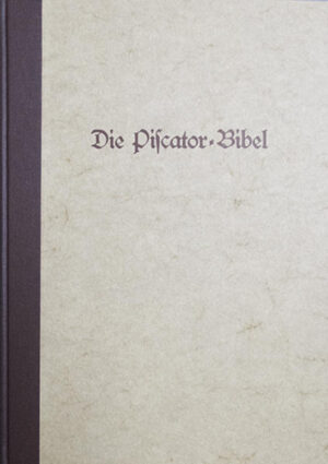 Die Geschichte der sogenannten Piscator-Bibel seit 1602 (Herborn/Nassau) Ausbreitung und Wirkungsgeschichte-eine Bibel des reformierten Bekenntnisses in Deutschland und in der Schweiz. Mit farbigen Seiten. ausführliche Beschreibung unter http://sepher.de Erschienen als:-Softcover-1/2 Leinen (fest)-1/2 Leder (fest)-Volleder