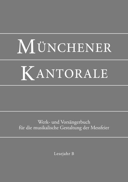 Werk- und Vorsängerbuch für die musikalische Gestaltung der Messfeier mit dem "Gotteslob" (Stammteil und Eigenteile München-Freising, Österreich, Bozen-Brixen). Erarbeitet von Markus Eham, Bernward Beyerle, Gerald Fischer, Michael Heigenhuber und Stephan Zippe, unter Mitwirkung von Rupert Berger. Hg. von der Abteilung Kirchenmusik im Ordinariat des Erzbistums München und Freising.