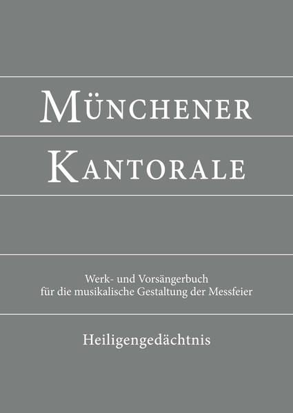 Werk- und Vorsängerbuch für die musikalische Gestaltung der Messfeier mit dem "Gotteslob" (Stammteil und Eigenteile München-Freising, Österreich, Bozen-Brixen). Erarbeitet von Markus Eham, Bernward Beyerle, Gerald Fischer, Michael Heigenhuber und Stephan Zippe, unter Mitwirkung von Rupert Berger. Hg. von der Abteilung Kirchenmusik im Ordinariat des Erzbistums München und Freising.