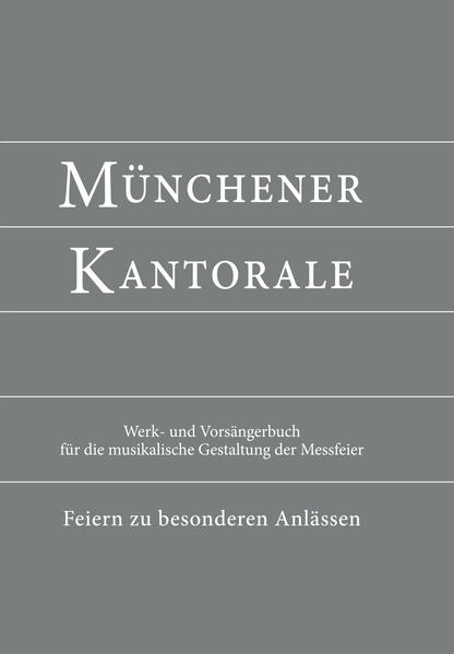 Werk- und Vorsängerbuch für die musikalische Gestaltung der Messfeier mit dem "Gotteslob" (Stammteil und Eigenteile München-Freising, Österreich, Bozen-Brixen). Erarbeitet von Markus Eham, Bernward Beyerle, Gerald Fischer, Michael Heigenhuber und Stephan Zippe, unter Mitwirkung von Rupert Berger. Hg. von der Abteilung Kirchenmusik im Ordinariat des Erzbistums München und Freising.