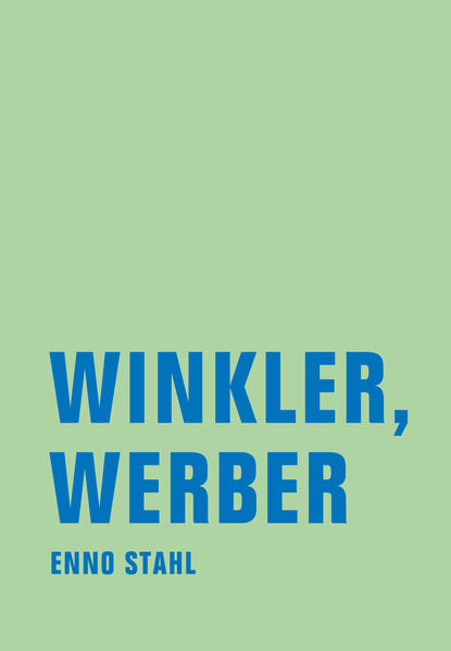 Jo Winkler ist ein Zyniker. Doch er ignoriert seine moralische und seine körperliche Verfassung, denn sie passt so gar nicht in das Selbstbild des Senior Texters der Kölner Werbeagentur Goldreklamen. Das gelingt ihm bis zum diesjährigen, mehrtägigen Betriebsausflug auch ganz gut, bei dem sein Chef alles auffahren lässt, was seiner Meinung nach am Rhein dazugehört: Dampferfahrt, Kegeln in Bad Neuenahr und ein abschließender Kasinobesuch. Doch nicht nur Winkler muss sich hier der Wahrheit stellen. "Winkler, Werber" zeichnet die innerliche Verfassung derer nach, die für die ökonomische Katastrophe verantwortlich sind und nun selbst von ihr verschlungen werden. In den inneren Monologen Winklers geht Enno Stahl auf die Suche nach den seelischen Abgründen ihrer Verursacher und zeichnet so ein Psychogramm der Krise. Doch bei aller Dramatik ist der Roman auch von bissigem Humor geprägt.