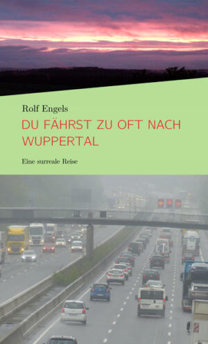 Rolf Engels, Diplom-Psychologe mit langjähriger therapeutischer Erfahrung, betrachtet in diesem Buch die subtilen Auswirkungen der „bleiernen Nachkriegszeit“ auf eine heutige Familie. Nationalsozialismus und Weltkriege zeigen über Generationen hinweg noch ihre Auswirkungen. Bei der vorliegenden Geschichte wird ein Gewebe aus Phantasiebildern, Träumen und surrealistischen Elementen zu einer Familiengeschichte verdichtet. Sie zentriert sich um die Erlebniswelt eines Mannes, der mit Eintritt in den beruflichen Ruhestand seine Orientierung sucht. Eine Autofahrt von Wiesbaden nach Wuppertal und zurück ist die Folie auf der außergewöhnliche Wahrnehmungen passieren. Die Geschichte erhält einen zunehmend surrealen Charakter. Wahrnehmungsstörungen bis hin zu Halluzinationen und Verfolgungsideen nehmen zu. Tote sehen, hier gemeint als Tote nicht vergessen, wird als phantastisches Element eingeführt. Die Verfolgung von Behinderten und jüdischen Familien im Dritten Reich wird immer wieder aufgegriffen. Tasmanien, das Land in dem der Schluss der Geschichte stattfindet, wird dargestellt als symbolischer Ort für den inneren Frieden, den der Protagonist sucht. Die Geschichte mit den darin geschilderten Menschen ist frei erfunden, aus der Phantasie geboren und konstruiert. Nie ist eine bestimmte Person gemeint oder sind Inhalte auf eine konkrete Person bezogen, soweit es sich nicht um Personen handelt, die in der Öffentlichkeit stehen oder standen und hier mit Nachnamen genannt werden. Mit konkreten Ortsangaben verbundene Handlungen und Geschehnisse sind dort nicht passiert, sondern ebenfalls der Phantasie entsprungen.