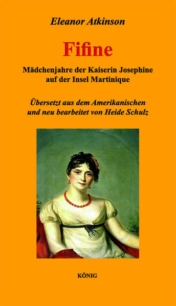 Marie Josèphe Rose de Tascher de la Pagerie, Kosename Fifine, kam als zweite Tochter des Marineoffiziers Joseph-Gaspard de Tascher und Rose-Claire des Vergers de Sannois auf der elterlichen Zuckerrohrplantage La Pagerie auf Martinique zur Welt, wo sie in der Kirche Notre-Dame getauft wurde. Schon im August 1766 zerstörte ein Hurrikan das lediglich aus weißem Holz bestehende Gebäude. Ab 1773 besuchte sie das Mädchenpensionat Dames de la Providence. - Sie heiratete am 13. Dezember 1779 den französischen Armeeoffizier Alexandre, Vicomte de Beauharnais, der 1794 während der Terrorherrschaft der Französischen Revolution guillotiniert wurde. Als Witwe lernte Joséphine de Beauharnais General Napoleon Bonaparte kennen, den sie am 9. März 1796 heiratete. Er war leidenschaftlich in die sechs Jahre ältere Joséphine verliebt. Ihr ist es teilweise zu verdanken, dass Napoleon Kommandierender General der Italienarmee wurde. Aufgrund ihres Lebenslaufes, der Elemente der alten Aristokratie mit denen der Revolution vereinte, verschaffte sie ihrem Mann eine gesellschaftliche Akzeptanz, die er aufgrund seiner Herkunft und Laufbahn aus eigener Kraft nicht hätte erreichen können. - Noch heute steht auf dem Zentralplatz in Fort de France auf Martinique eine kleine Statue zur Erinnerung an Joséphine und ihr Zuhause. Das Farmhaus und die Plantage sind heute noch zu besichtigen.