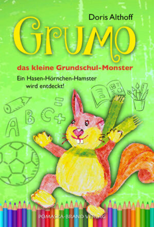 Marie und Jona staunen nicht schlecht, als sie in der großen Pause ein merkwürdiges Wesen im Klassenzimmer entdecken: Das „gefährliche Grundschulmonster“, wie Grumo sich nennt, ist kein Hase, kein Eichhörnchen, kein Hamster - aber hat von allem etwas. Grumo ist eigentlich unsichtbar, denn er besitzt einen geheimen Lebensrettungs- Tarn- Schal, und lebt seit Jahren unbemerkt von Kindern und Erwachsenen in der Grundschule. Doch wer unsichtbar ist, hat keine Freunde und das Leben kann dann ganz schön langweilig werden. So kommt ihm die Entdeckung ganz gelegen … Das kleine „Grundschulmonster“ liebt Kinder und hat dabei ein ausgeprägtes Gefühl für diejenigen, die es nicht so gut haben im Leben. Dass Grumo bei seinen Versuchen, Gutes zu tun, von einem Fettnäpfchen in das nächste tritt, macht ihn umso liebenswerter.