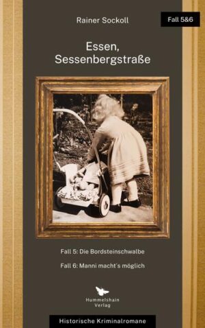 Dand 5 und 6 der in den Sechziger Jahren im Essener Arbeitermilieu spielenden Krimi-Saga Fall 5: Die Bordsteinschwalbe Wegen eines schrecklichen Erlebnisses und dessen Folgen verlässt eine junge Frau ihr heimatliches Dorf im Münsterland. In der Großstadt Essen versucht sie Fuß zu fassen, scheitert jedoch überall und gerät in eine existenzielle Krise, welche sie in die Prostitution treibt. Sie entkommt nur knapp einem Mordanschlag durch einen Freier und rettet sich in den Gar-ten von Jette und August in der Sessenbergstraße. Während sie hier in Sicherheit lebt, nachdem sie den Straßen-strich endgültig verlassen hat, wird eine Freundin in einem Park in der Innenstadt Essens eines Morgens ermordet aufge-funden. Handelt es sich bei diesem Mord um denselben Täter, der ihr nach dem Leben getrachtet hat? Gibt es also einen Serientäter? Kommissar Alfred Rytzanowski muss vielen Fra-gen nachgehen und erfährt Hilfe von den Kollegen der Strei-fenpolizei. Fall 6: Manni macht´s möglich Ein junger Mann macht sich durch Aufschneidereien, Eigenlob und durch Demütigung anderer unentwegt bei allen unbe-liebt. Sein starker Geltungsdrang und sein aggressives Verhalten verhindern auch die Entwicklung einer Liebesbeziehung. Ostersonntag wird seine Leiche, auf dem Baldeneysee trei-end, von dem Kapitän eines Ausflugschiffes aufgefunden. Viele Personen könnten ein Motiv haben, den so verhassten Zeitgenossen umzubringen. Einige Verhöre müssen Kommissar Rytzanowski und sein Kollege Schlotmann durchführen. Dann wird ein zweiter Leichnam entdeckt, diesmal auf der Ruhr treibend. Es handelt sich um einen ehemaligen Arbeitskollegen des ersten Opfers. Er wurde auf die gleiche Art getötet. Die Kommissare geraten unter einen ungeheuren Druck, denn sie befürchten, dass ein Serientäter sein Unwesen in Essen treibt.