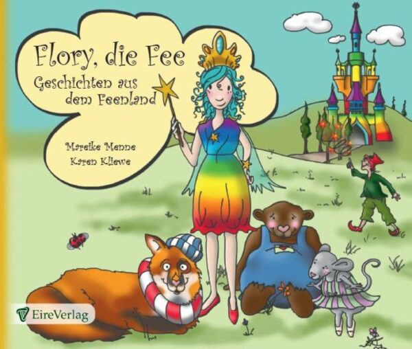 Flory, die Fee, wurde eines Tages in Mareikes Badewanne aus Schaum geboren. Mit ihren Freunden - Lenja, die Maus, Konrad, der Bär und Claas, der Hund - lebt sie in einem Schloss, das stets ihre Lieblingsfarben trägt, meist also alle Farben des Regenbogens. Hin und wieder lässt sich der Kobold Erin blicken, der die Maus Lenja zu gern ärgert, aber dann die besten Ideen hat. Der erste Band enthält drei Geschichten: Der Kräuterstreich. Die Pupskissen. Die Samenbomben.