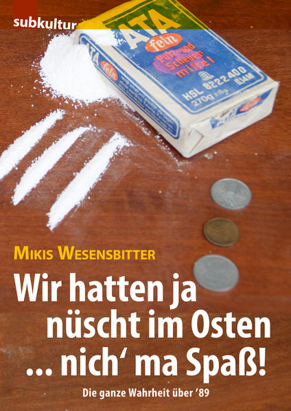 1989 beginnt für Mikis wie jedes neue Jahr: mit einem Mordskater. Natürlich kann er nicht ahnen, dass sich dieses Jahr um ihn herum alles ändern wird, denn er interessiert sich nicht für Politik, sondern eher für Bier, Underground-Musik und natürlich Weiber. Er dealt auch mal gern mit Pornobildern, schreibt fleißig Eingabebriefe, verliebt sich und ärgert die Stasi. Mit Berliner Schnauze und Humor schreibt Mikis Wesensbitter, wie es im Jahr des Mauerfalls wirklich war, wo die besten Punkrockkonzerte stattfanden und was Freiheit und Freundschaft bedeutet.